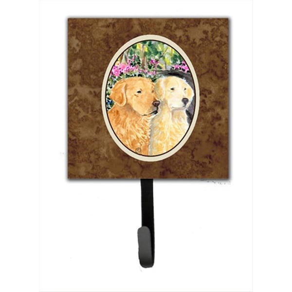 Micasa 4.25 x 6 in. Golden Retriever Leash Or Key Hook MI238404 - main